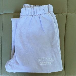 Brandy Melville Rosa Santa Monica Blue Sweatpants